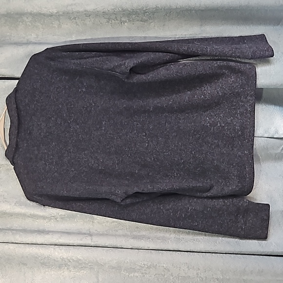 Old Navy Dark Gray Quarter Zip Fleece Pullover - Size Medium - Picture 3 of 4